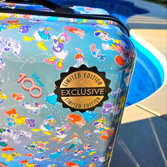 Bioworld Exclusive Disney 100 Characters Limited Edition 24” Luggage - Picture 4 of 8